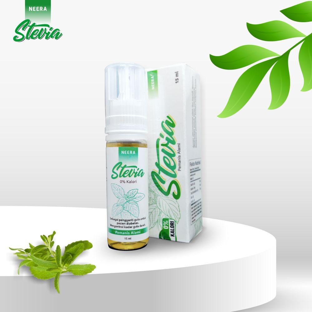 

Neera Stevia Ekstrak Daun Stevia Pemanis Alami 0 Kalori Kemasan 15 ML