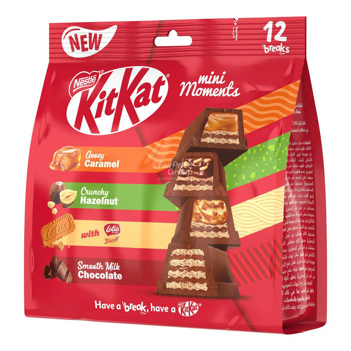 

Nestle KITKAT Chunky Mini Moments 201gram isi 12pcs