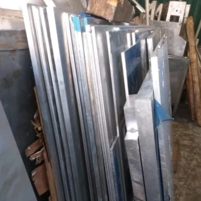 Plat Aluminium 3mm X 125mm X 300mm - Plat Aluminium Sheet - plat alumunium potongan