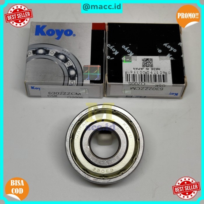 (KBT) PROMO BEARING 6302 ZZ KOYO 6302ZZ KOYO