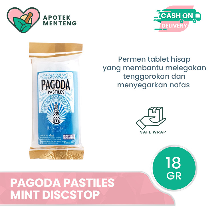 

Pagoda Pastiles Mint Discstop 18 Gram