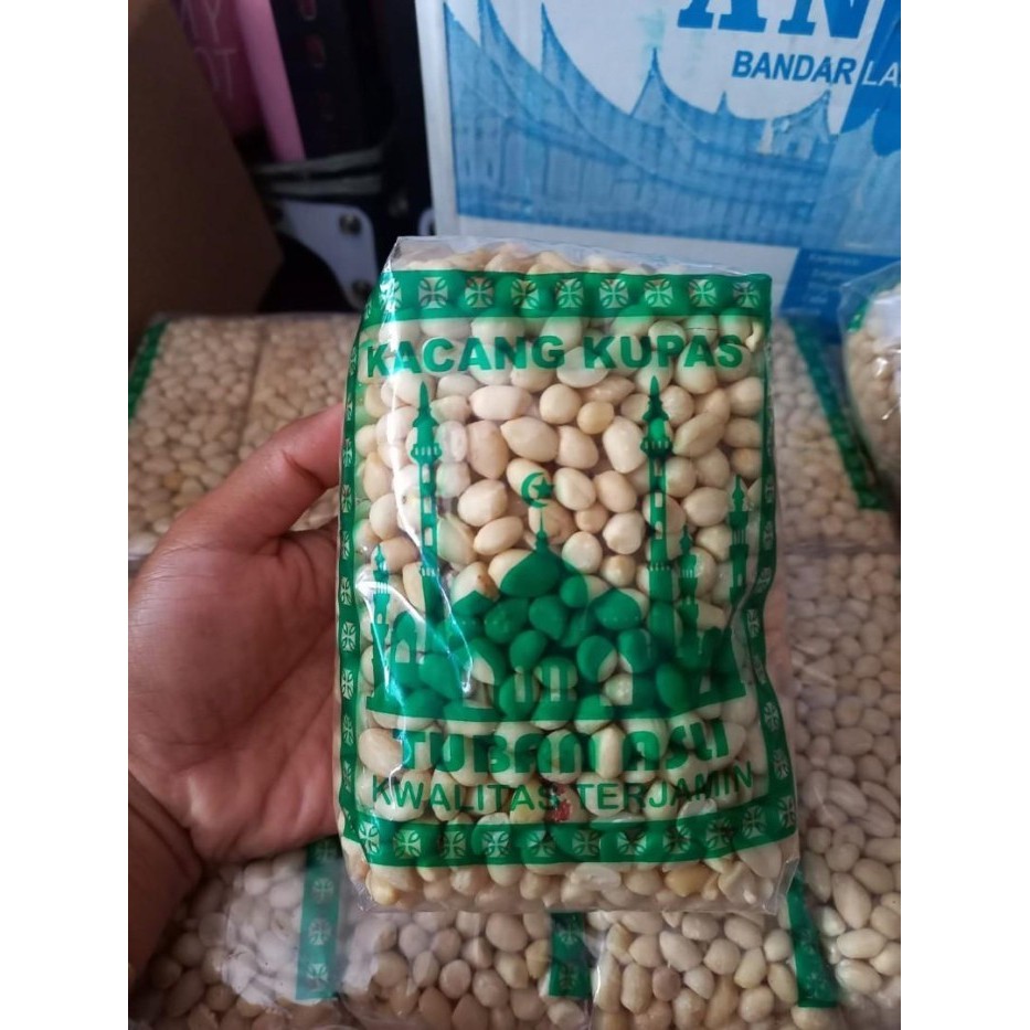 

Kacang Kupas Tuban Asli 450 Gram - Kacang Enak dan Renyah dengan Kemasan Ekonomis