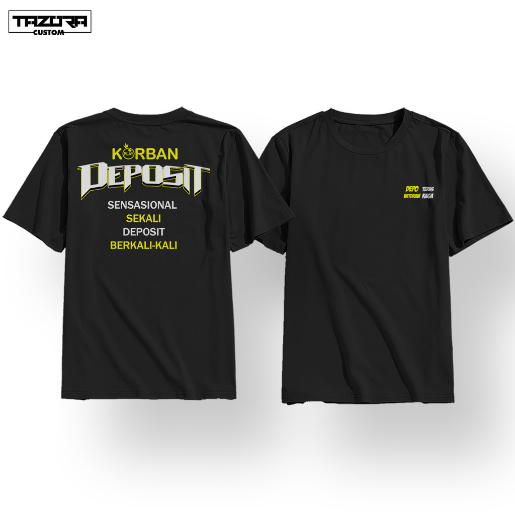 Kaos Slot Pragmatic Play Korban Deposit  Baju Game Slot Terbaru Keren Murah atasan Pria Kekinian COD