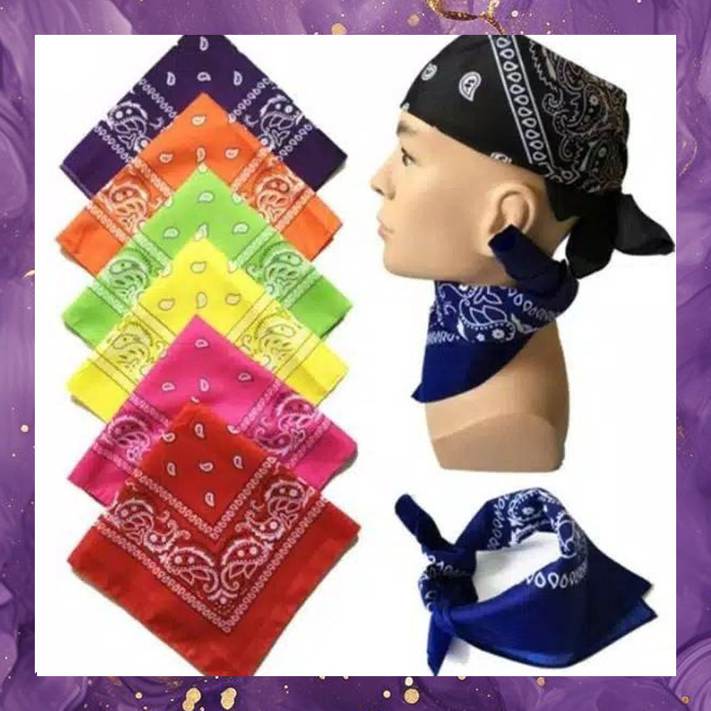 (SBA) Kain SLAYER BATIK Bandana Masker Motor Penutup Debu Syal Batik Sapu Tangan Topi Motif AP2726C4
