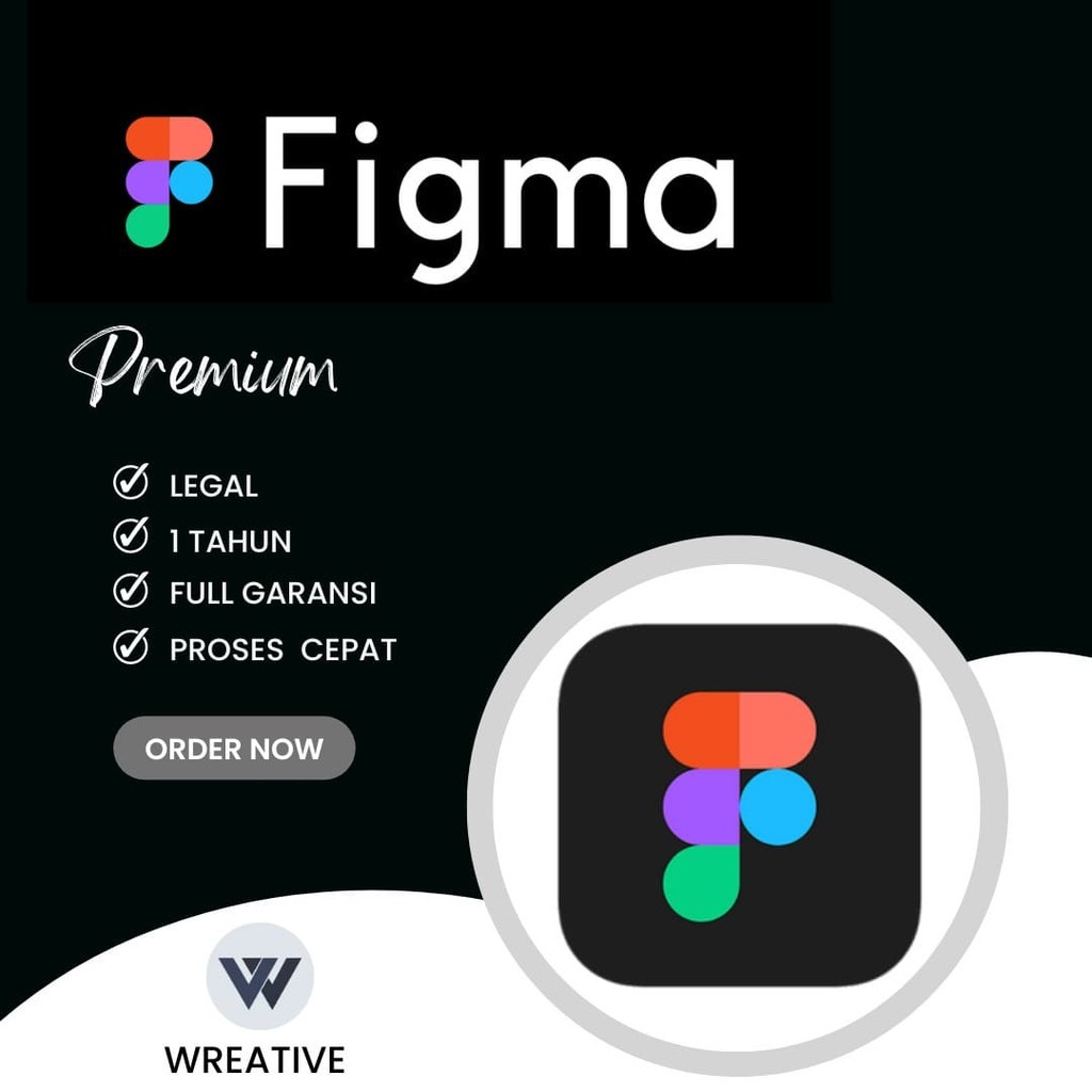Figma Pro UI/UX Designer Organization Pro 2 Tahun