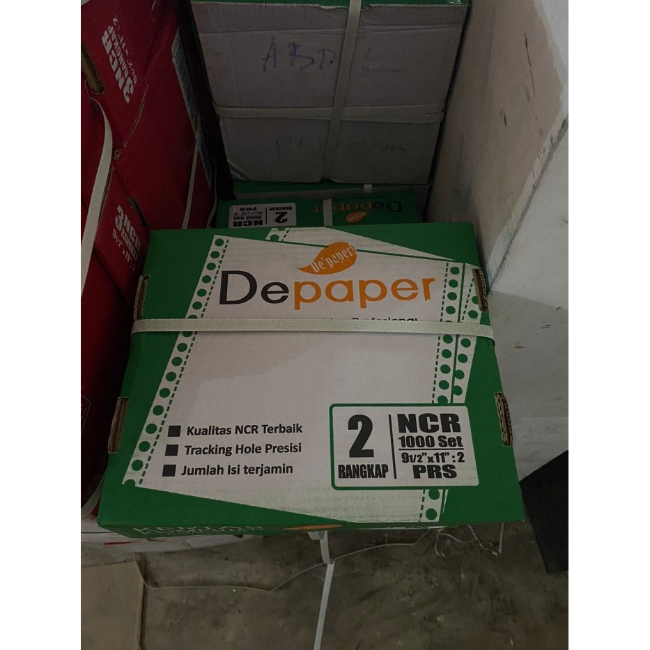 

Continuous Form Depaper 9.5 x 11 2 Ply PRS -1lbr Dibagi 2 / Kertas NCR