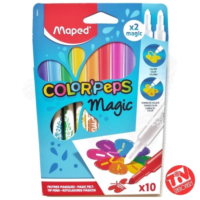 

[New Arrival] Spidol MAPED Color' Peps Magic (10 pcs)
