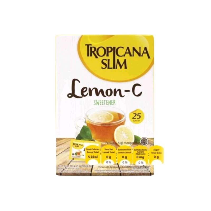 

Tropicana Slim Lemon C Sweetener Pengganti Gula 25 Sachets