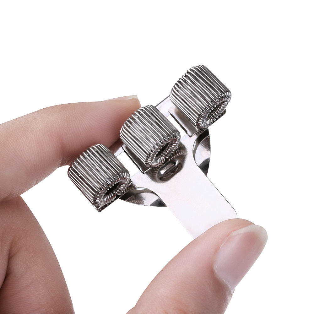 

1Pcs Single/Double/Triple Hole Metal Spring Pen Holder With Pocket Clip Doctors Nurse Uniform Pen Holders Office School Supplies