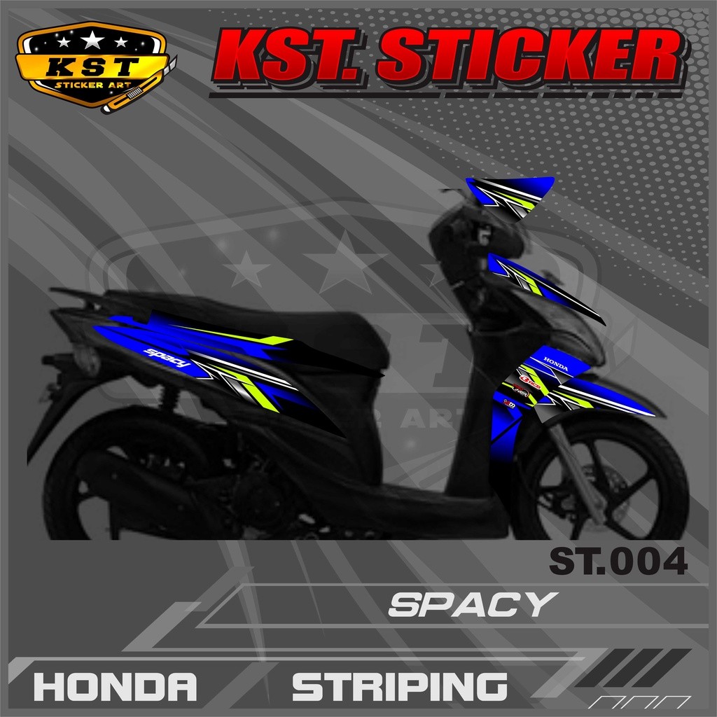 Striping Spacy - Sticker Striping Honda Spacy Terlaris