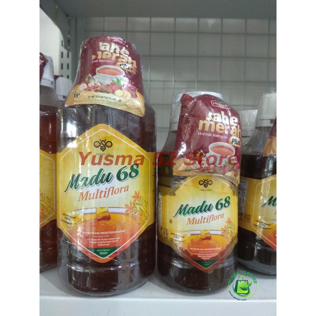 

Madu Multiflora 1500GR Madu 68 ASLI RESMI