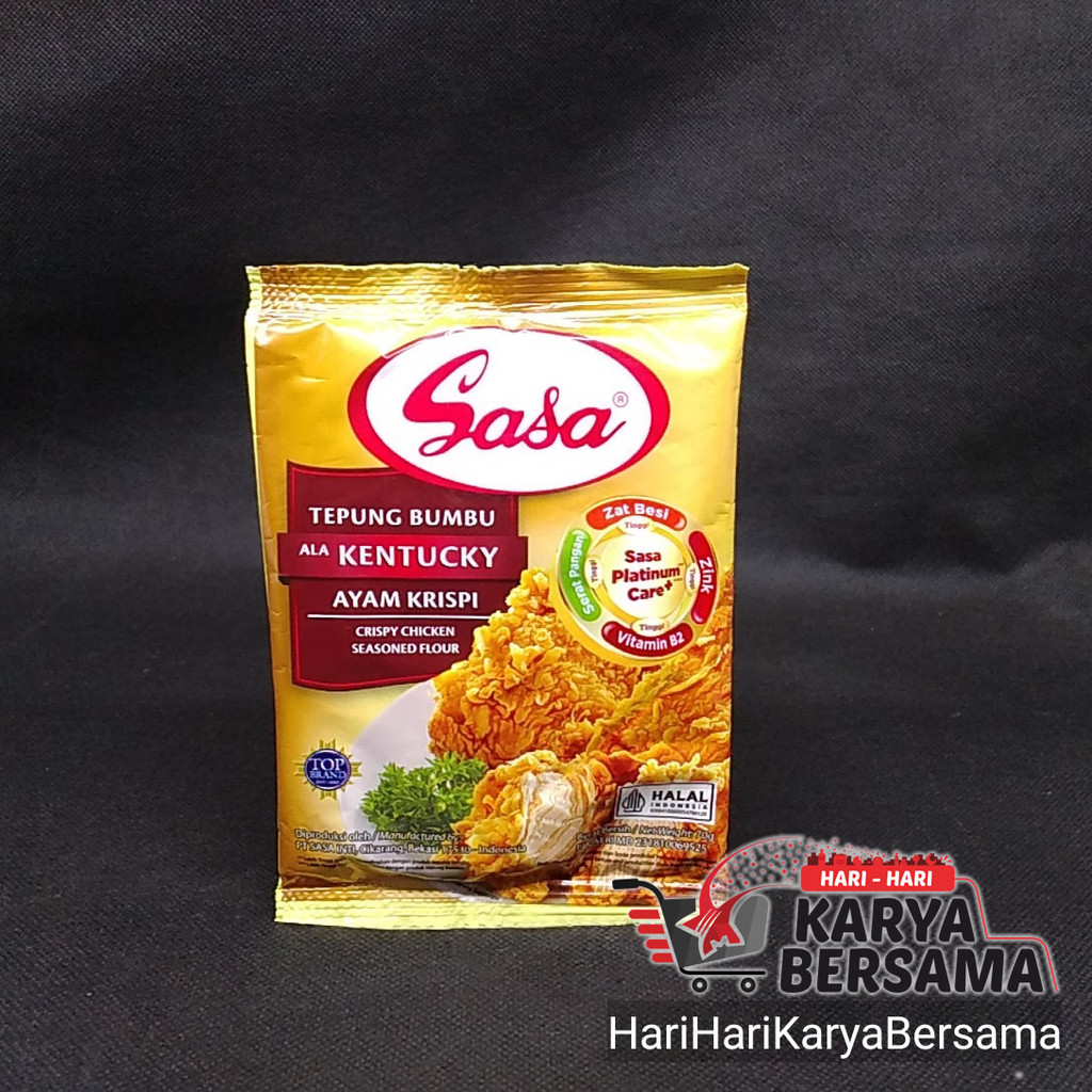 

TEPUNG BUMBU SASA ALA KENTUCKY AYAM KRISPI 70GR