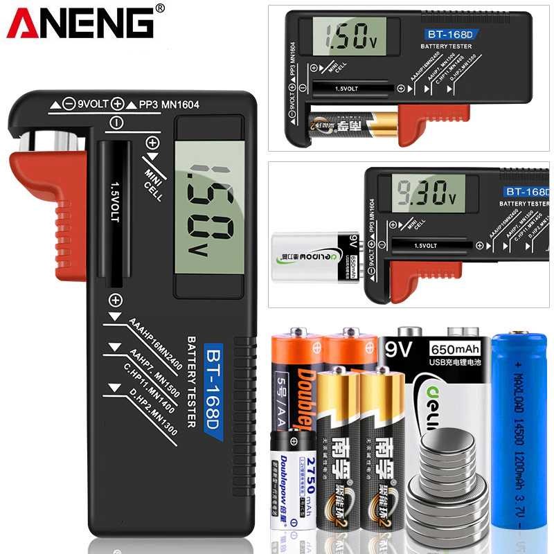 

ANENG Tester Baterai Capacity Checker AA AAA Display Digital - BT-168D