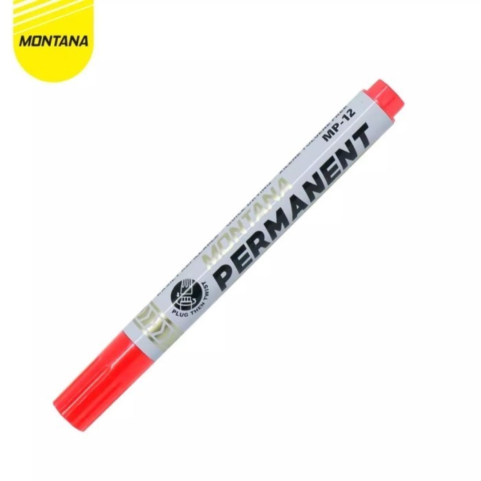 

New Item SPIDOL MONTANA PERMANENT MARKER MP-12 MERAH