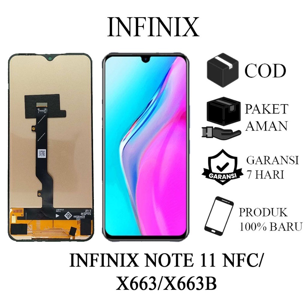 ORIGINAL LCD TOUCHSCREEN INFINIX NOTE 11 NFC/X663/X663B