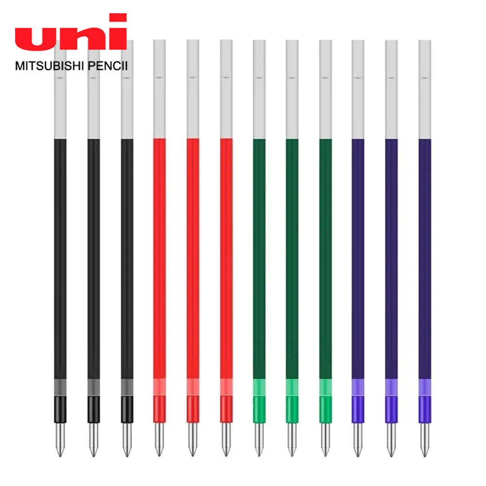 

3pcs Japan Uni Ballpoint Pen Refill SXR-80 0.38/0.5/0.7mm Suitable for MSXE5-1000 SXE3-400 Black Blue Red Green Accessories