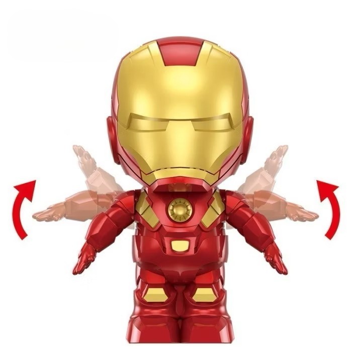 Kipas Genggam Mini Robot Ironman - Robot Mini Fan