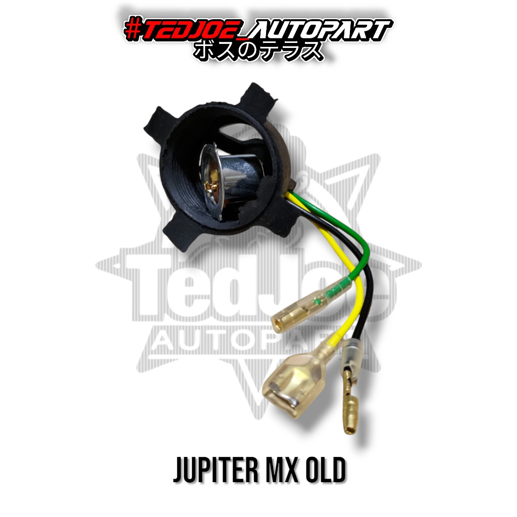 Kabel Fitting Lampu Depan Jupiter MX Old | Fiting Soket Bohlam Depan Yamaha Jupiter MX Lama | Soket 