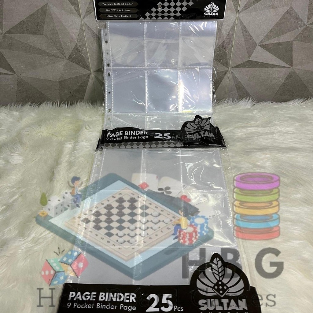 

Sultan Supply Binder Page 9 Pocket (25Ct)