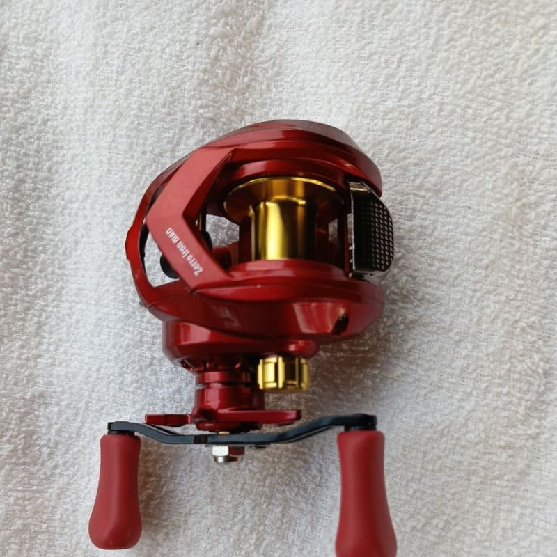 Reel memancing BC Zorro Iron man drack cliker handle kiri