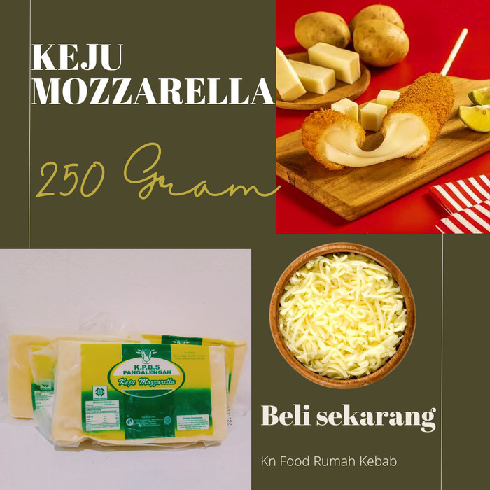 

Mozarella Cheese - Keju Mozarella -Keju Mozarella 1000 gr - 1.000gram