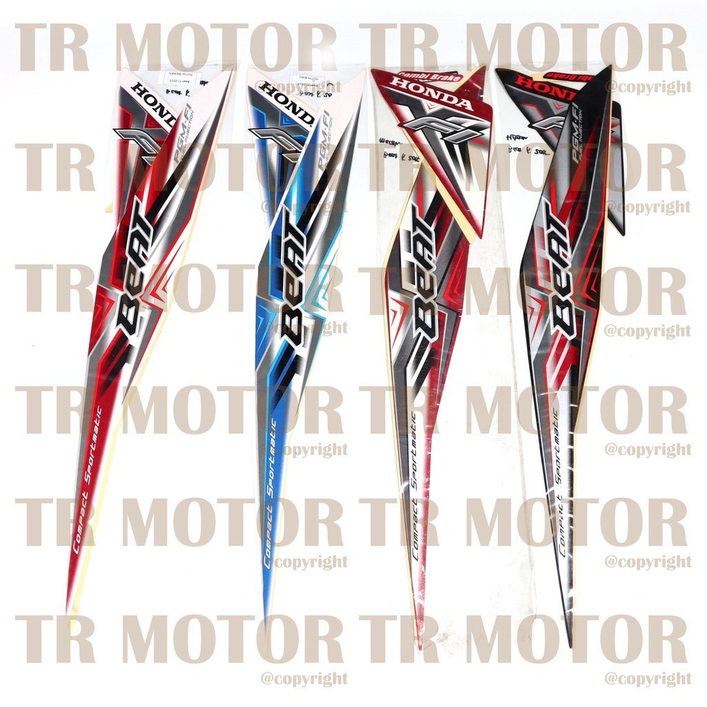 Stiker Motor Beat Fi 2015 Sticker Striping Full Body Motor
