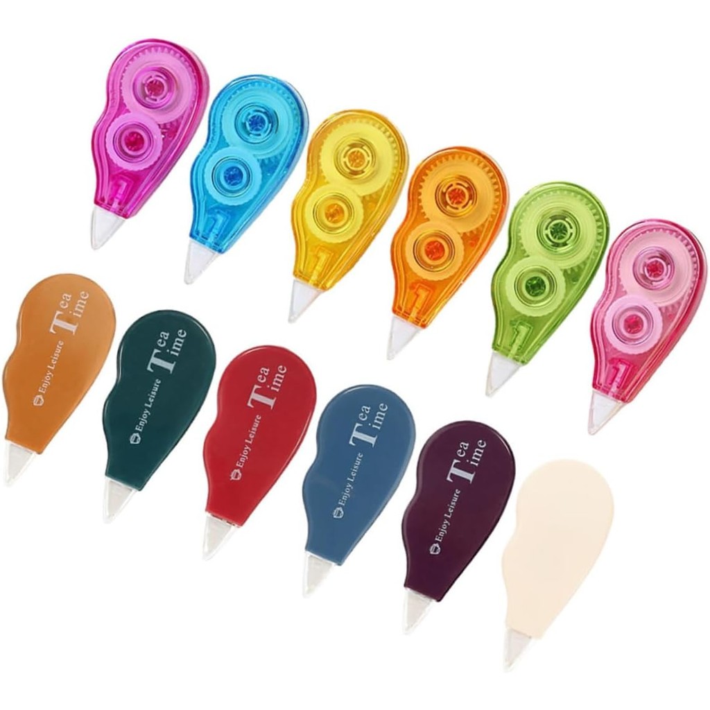 

12pcs Correction Tape Classroom Supplies Students Supplies Students Stationary Students Study Tools Writing Eraser Tapes Classro