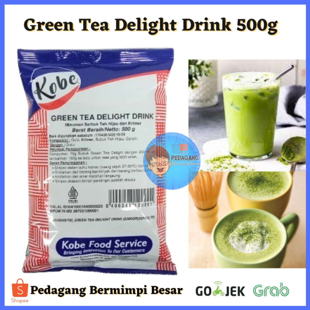 

Kobe Green Tea Delight Drink 500gr | Green Tea Bubuk | Teh Hijau Bubuk