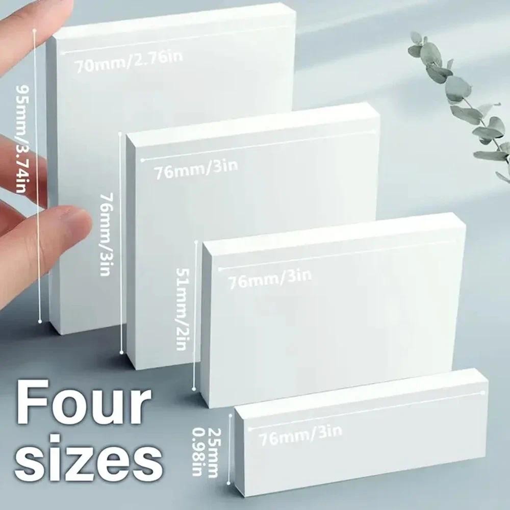 

200 Sheets Transparent Sticky Notes Set Waterproof Sticky Memo Weekly Plan Messages To Do List Stationery