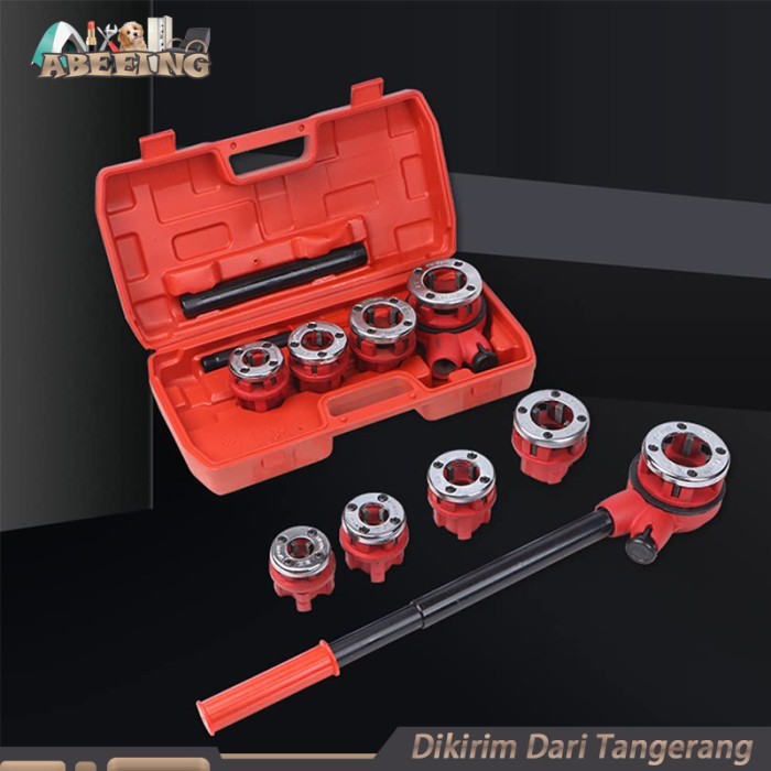 

Pipe Threader 1/2" 3/4" 1" 1 1/4" Type No. 62 (Alat Senai Pipa) Senai Pipa Manual Model Ridgid