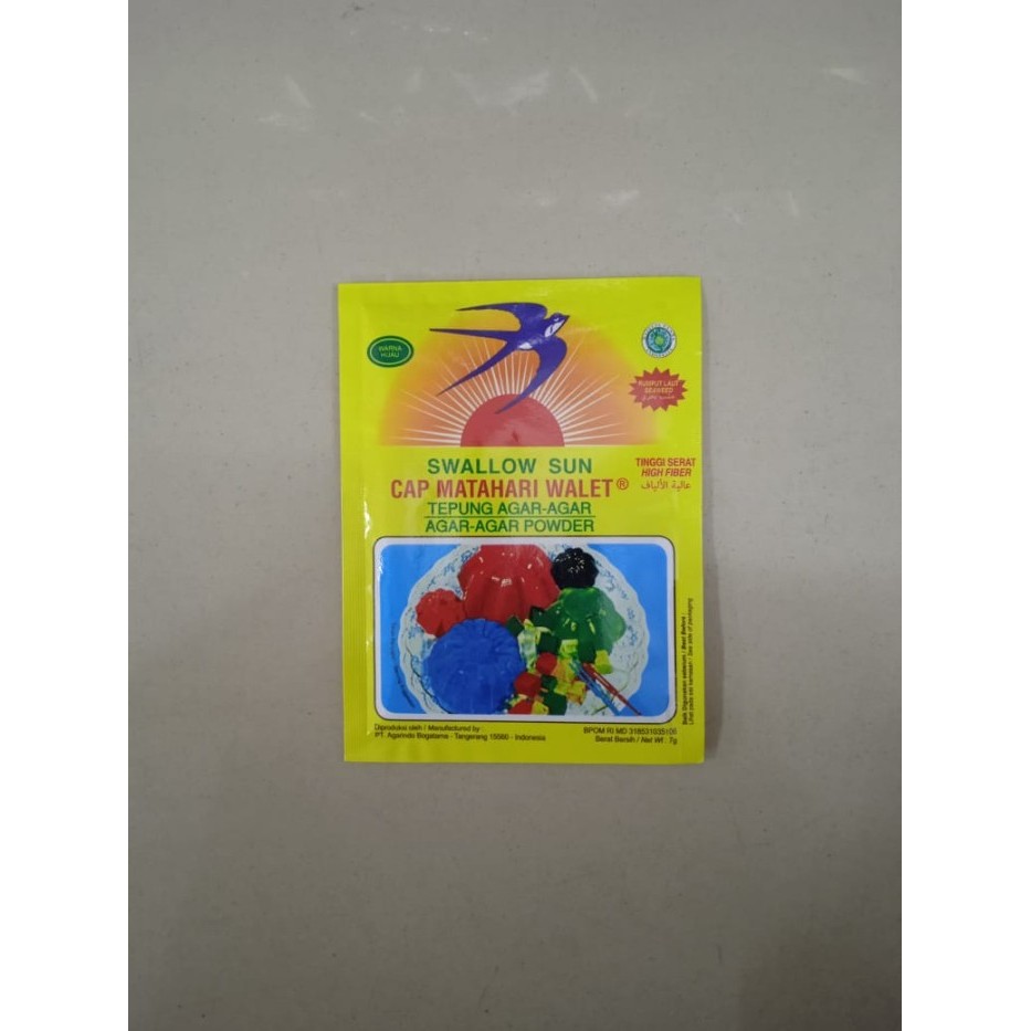 

AGAR SWALLOW SUN HIJAU per 1 sachet