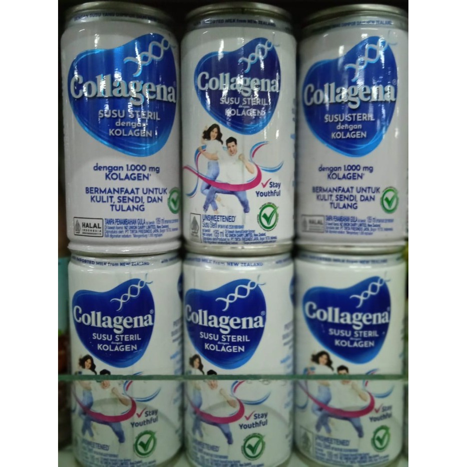 

Collagena Susu Seteril dengan Kolagen 189ml