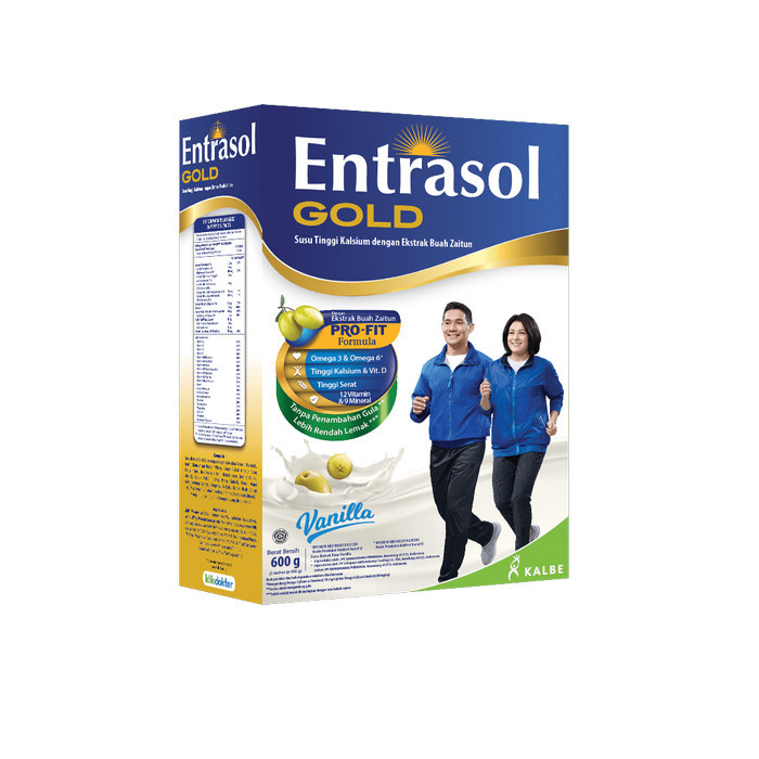 

[[PROMO]]BEST SELLER ENTRASOL GOLD 600GR VANILA - COKLAT / SUSU DEWASA / SUSU TULANG - Vanila