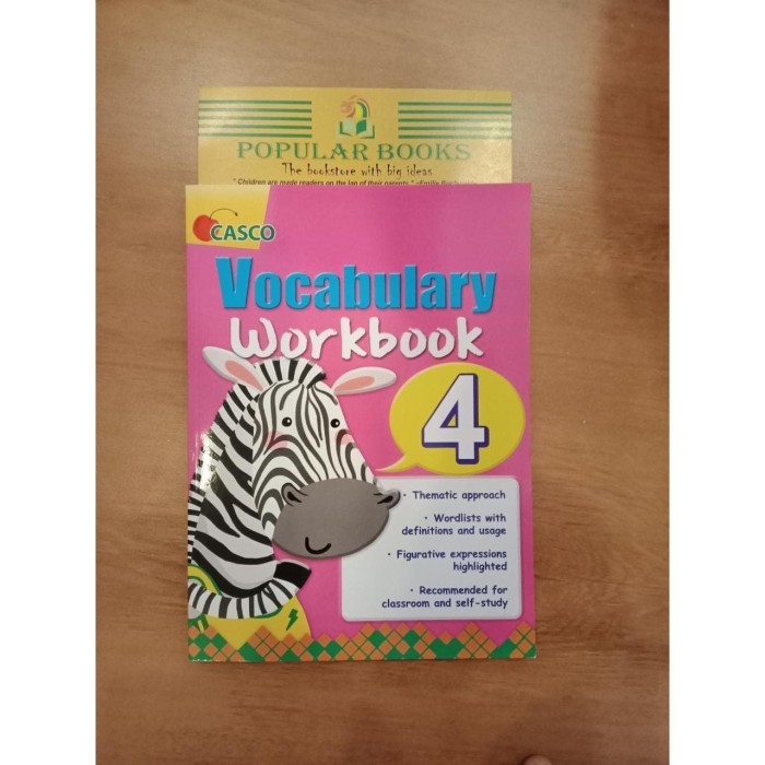 

Vocabulary Workbook - Primary 1