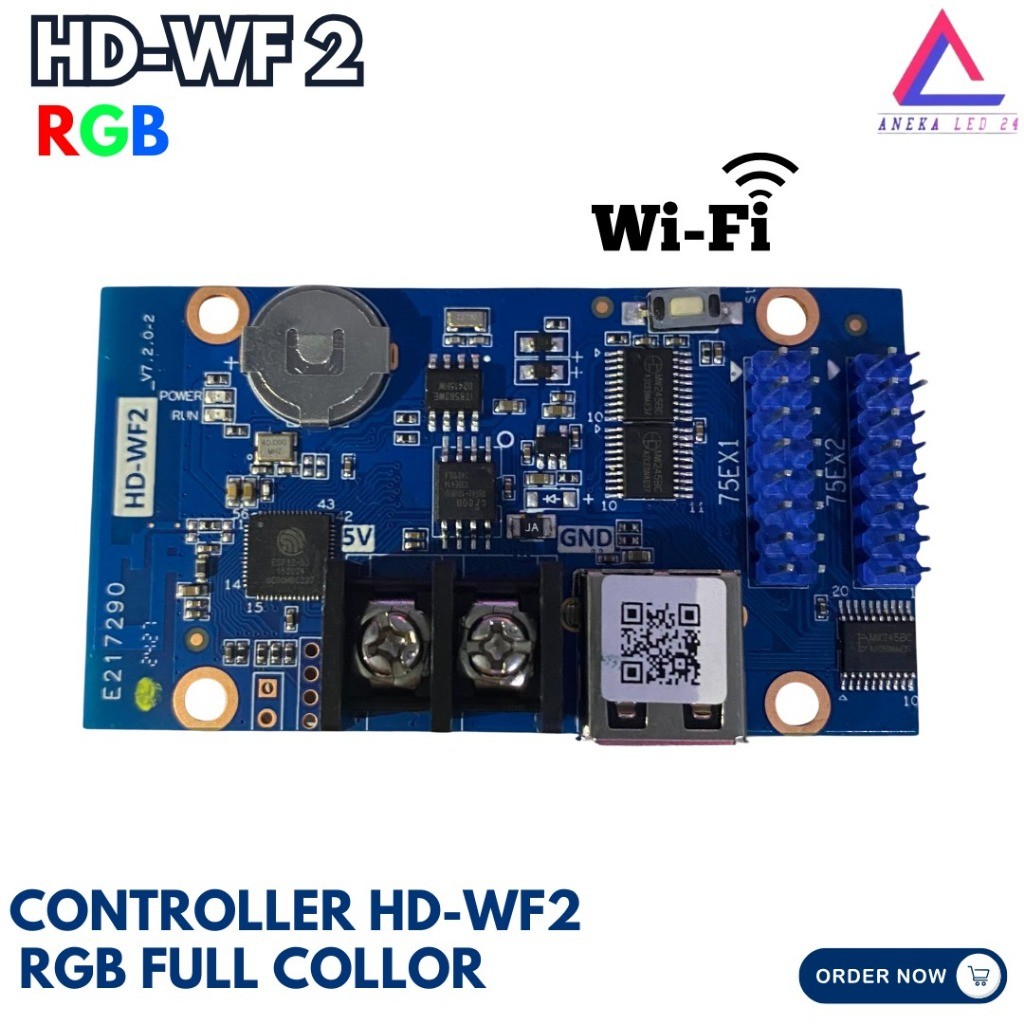 Controller HUIDU HD-WF2 HD WF2 Running Text RGB Full Color