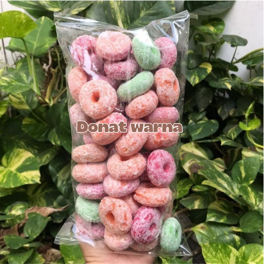 SALE CAMILAN COD donat kering donat warna jadul donat kering gula salju jadul kue kering donat kue d