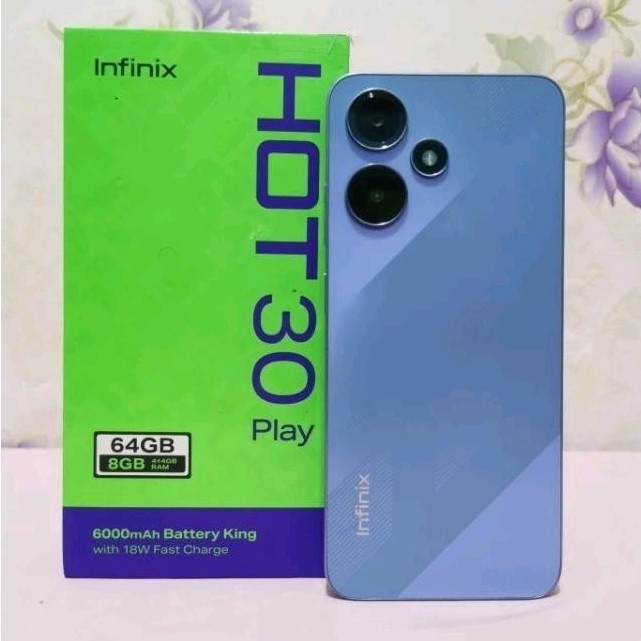 Infinix Hot 30 Play Ram 4 Rom 64GB (Second)