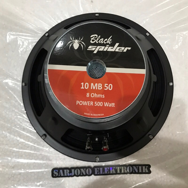 speaker 10 inch black spider 10 MB 50