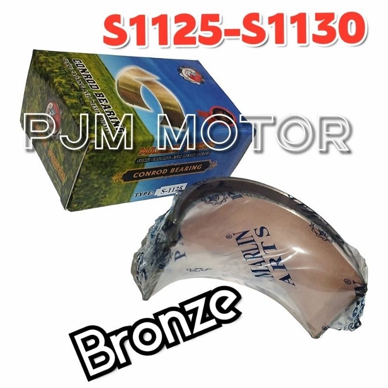 

BRONZE ZS1125 CPM metal matalan Conrod bearing mesin diesel pengerak ZS1130 30PK 33PK amplas