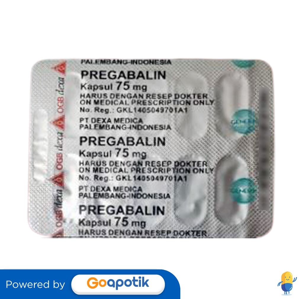 Pregabalin Ogb Dexa Medica 75 Mg Strip 10 Kapsul