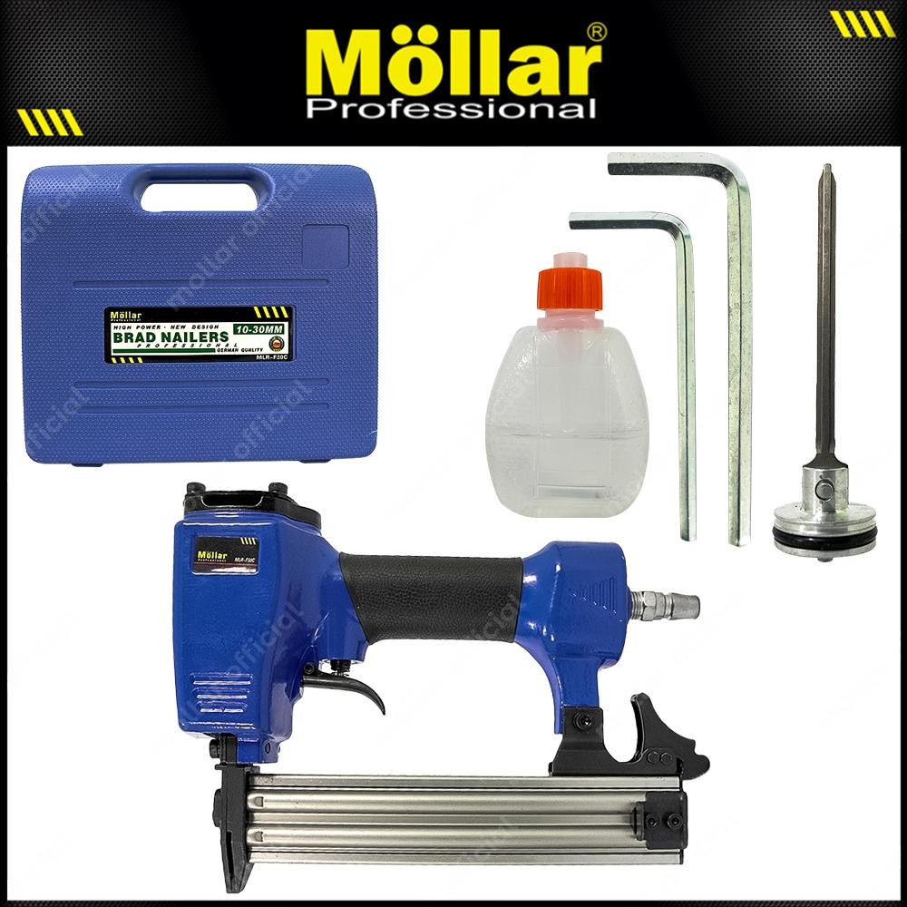 

MOLLAR F30C Mesin Paku Tembak Angin Air Brad Nailers 10 - 30 Mm - Grosir Teknik Surabaya