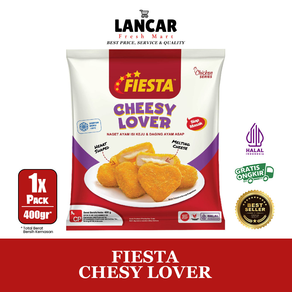 

FIESTA CHEESY LOVER 400GR