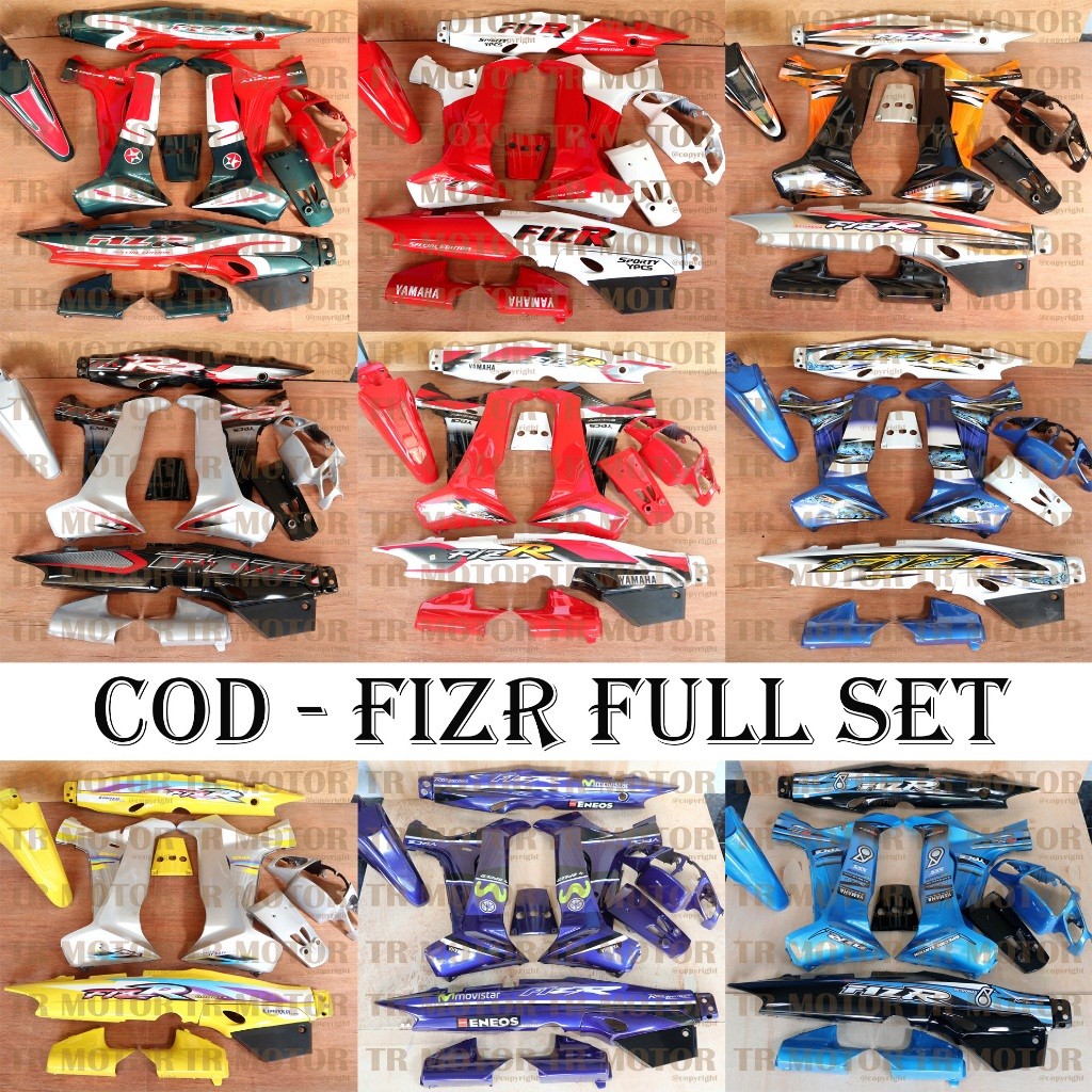 Khusus COD - Cover Body Yamaha FizR Full Set Bahan ABS