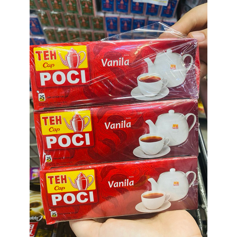 

Teh Celup Cap Poci Aroma Vanilla (isi25/kotak)