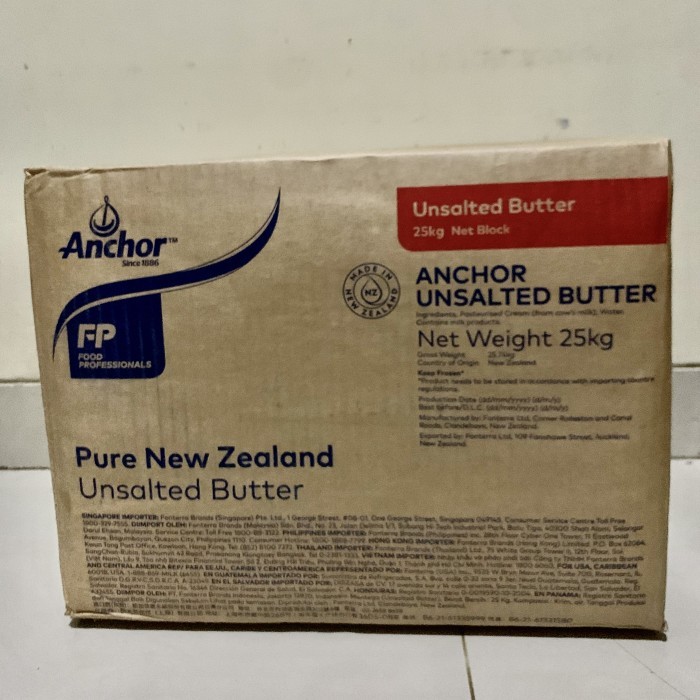 

[[BEST PROMO]] Anchor Unsalted Butter 1 Kg Repackage - 1 kg
