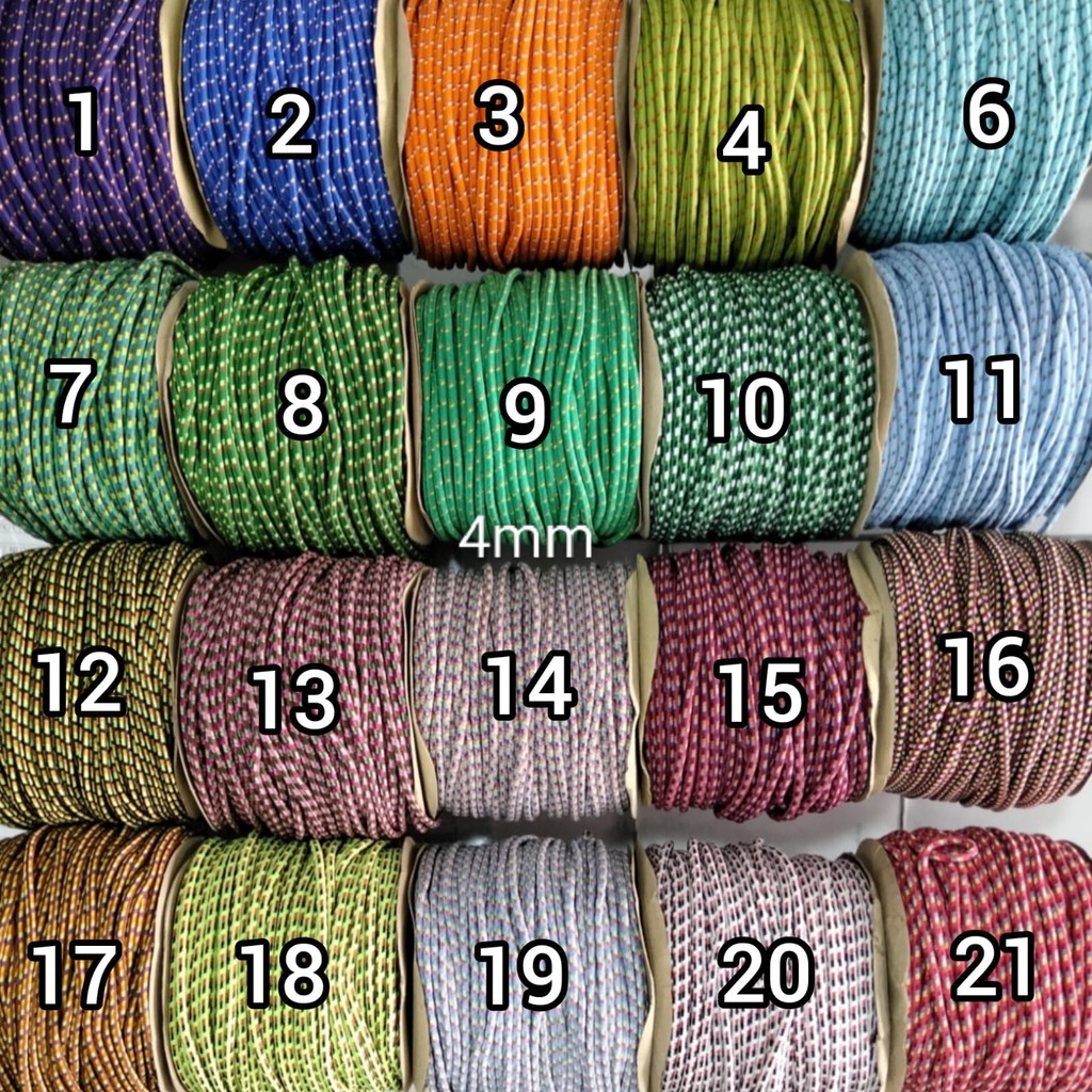 

Tali prusik 4mm 1roll panjang 75meter