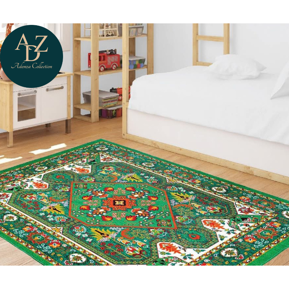 Karpet Turki Ambal VARSA Karpet Lantai Ruang Tamu Ostrich Bulu Empuk Ekspor