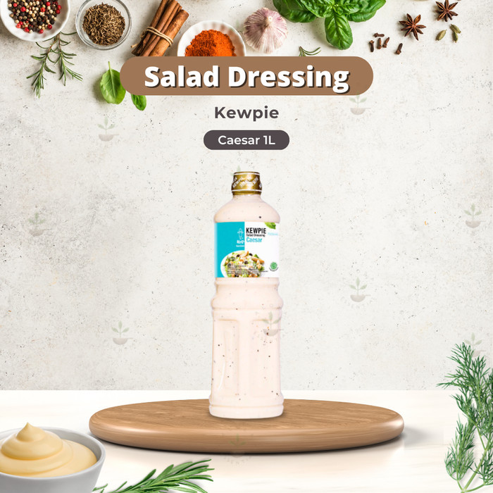 

Kewpie Salad Dressing 1 liter - Saus Siram Wijen Sangrai Thousand Island Caesar Tomat Pedas 1 Liter - Kewpie Mayonaise Caesar Salad Dressing - Caesar 1 Liter