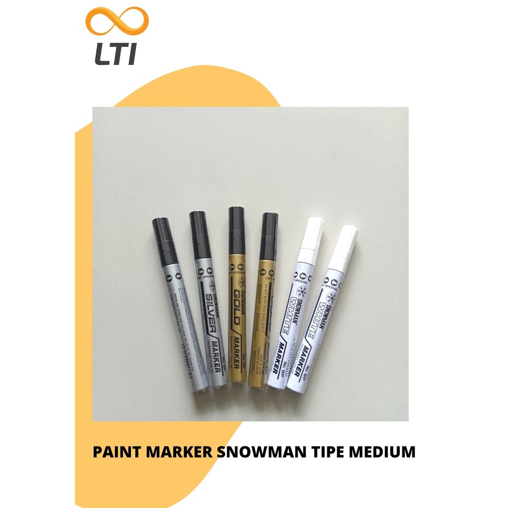 

Spidol Paint Marker Snowman Medium Tip / PCS - HEMAT
