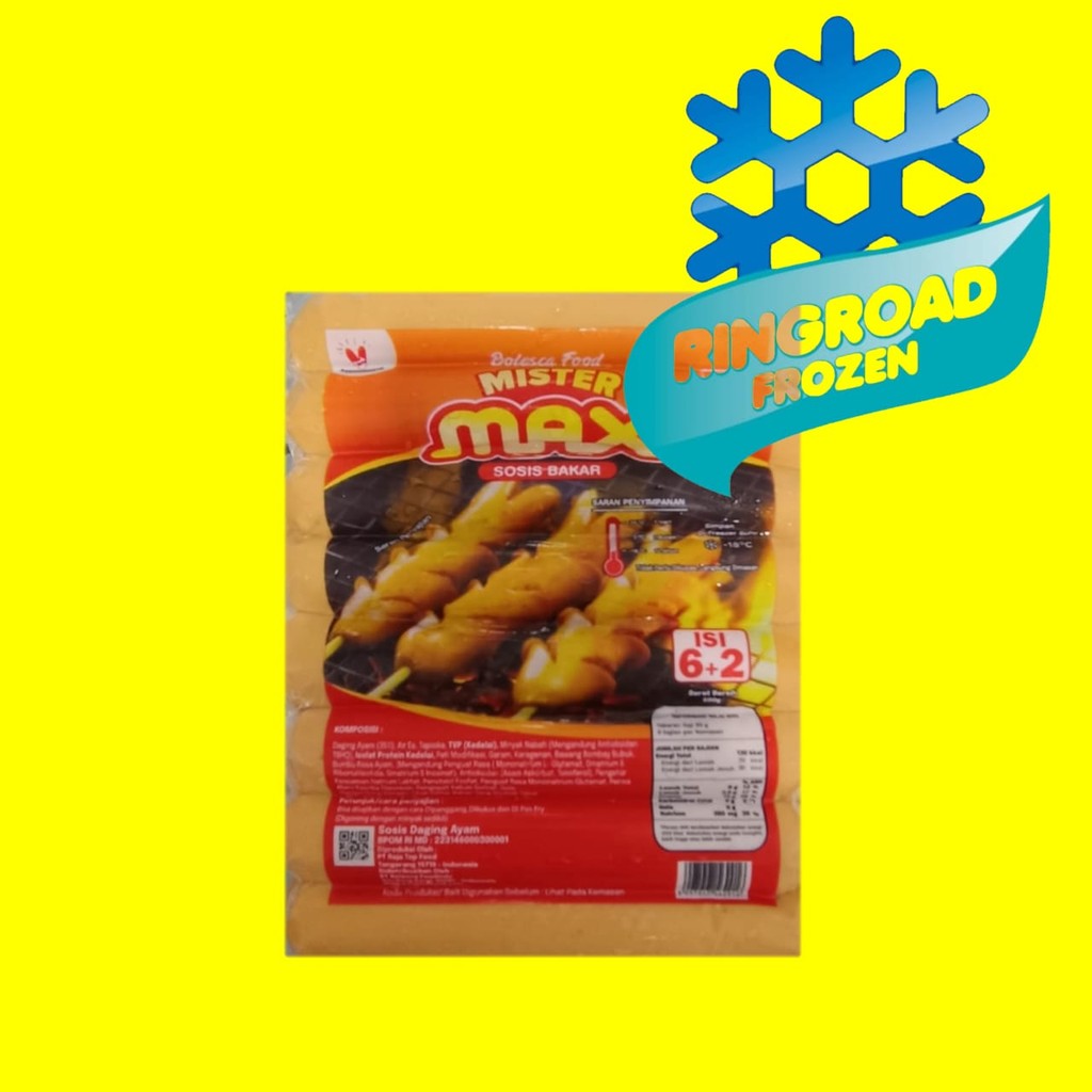

MISTER MAX 8 PCS SOSIS BAKAR AYAM